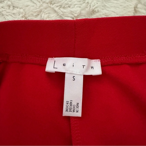 Leith Red Dress Pants Stretch Pockets Women’s Size Small - Picture 3 of 9